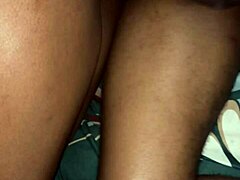 Watch this ebony fat ass beauty take it raw doggystyle until she squirts and gets a huge creampie load!