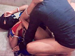 Indian Village Woman with Big Boobs in Homemade Ranch Encounter