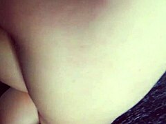 Milf with tight big ass gets juicy creampie in homemade lingerie scene.