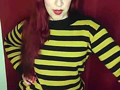 argentine stepsister gets hot from nudes and plugs ass in roleplay domination