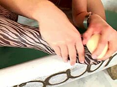 i can't stop watching curvy blonde lepidoptera and mya diamond in nonstop pantyhose foot fetish play