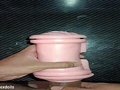 Trailer Kissy delivers deepthroat mamada with cumshot on real doll.