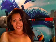 Maxxx Loadz pounds petite Asian Gia roughly until creampie explosion