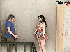 Desen Jasmine aplecată futută doggy de băiatul de la birou în pizda de lucru