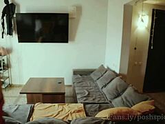 alexa poshspisy gives blowjob rides cowgirl doggystyle with big tits