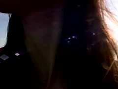 She indulges in intense anal pleasure outdoors, bending over for deep doggystyle thrusting