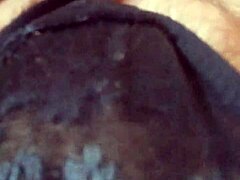 Gretala, pregnant and in a transparent thong, flashes sensually while exhibiting her body in public