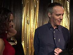 Paige Teaches Valentina Subtle Ways to Please Older Men in Lingerie. They Explore Blowjobs, Facials, and Steamy Group Action.