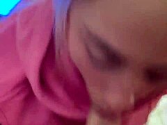 Hey that hoodie cumshot after rough face fucking and deepthroat gagging on cock