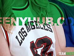 Begs for cum after losing naughty finals bet