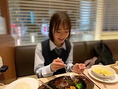 真央ちゃん俺とラブホでハード自家製セックス！可愛い日本自然おっぱい揺れ中出し射精