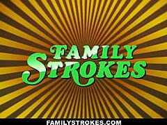 ebony stepsis titfucks stepbros big cock in hardcore interracial shaved pussy session