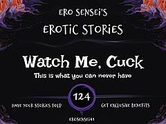 Watch me cuck with erotic audio for women, like eses124, it's so intense