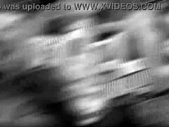 Redhead gives blowjob and takes cumshot in detailed action