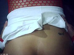 Oh man, check out this half Asian big boob babe with glasses getting powerfucked loud in a pornshoot behind the scenes