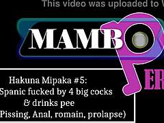 Hakuna mipaka 5 gih spanic takes 4 big cocks in dap pissing anal atm with romain prolapse bbc monster cock ob457