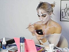 Harley Quinn Makeup Tutorial By Miss Daisy Diamond For Halloween - So Fun And Creative!