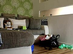 I love how this hot skinny blonde babe oils up and handjobs my big cock for that massive cumshot in pov.