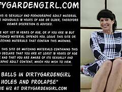 Big Balls Penetrate Dirtygardengirl Holes With Prolapse