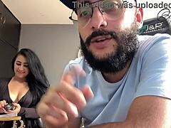 Manager Forces Skinny Latina Teen to Suck Cock for Contract Signing