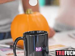 How To Eat Halloween Pie With Petite French Teen Harley Love And Pierce Paris