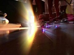 Milf Kit Lee and Kat Lee in Fishnets Take On Two Skater Dudes for Anal Gaping and Group Sex Foursome in Bedroom.