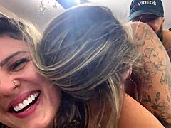 hey, remember that time we did it in the bedroom with our wet pussies throbbing and moaning together until we all came hard? 😏🔥