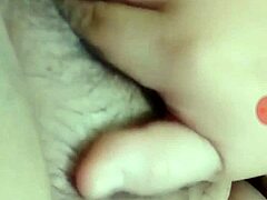 Masturbating solo with intense fingering leading to orgasm