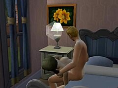 Oh man, playing The Sims family gets wild with anal assfucking and sucking on small tits and big ass boobs 😈🍑