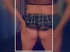 Amateur Wife Bent Over In Doggystyle As Prostitute Begs For Huge Cock And Ends With Single Vergon