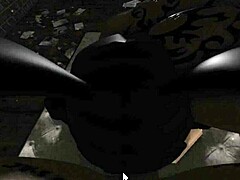 roblox slut goes down on big black dick with cute bunny style and sloppy sucking