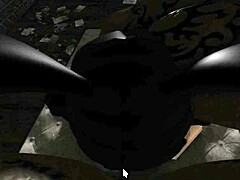 roblox slut goes down on big black dick with cute bunny style and sloppy sucking