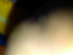 She lay in bed fingering her pussy. Then gave a quick handjob to his monster cock.