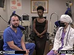 freshman rina arem receives mandatory hitachi orgasm from doctor tampa during hospital exam with gloves and toys