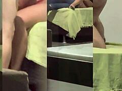 Belinha Seduces Student Fucks Him at Home While Cuckold Husband Films from Pantry