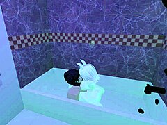 Why does this huge ass bounce so wildly on my big cock in Roblox 1?