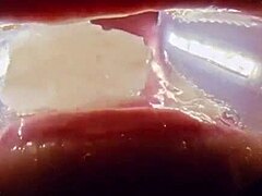 I feel so deranged as filth loving rebel rhyder gets frozen cum bukkake in garage