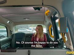 Cheating on my friend by fucking his girlfriend doggystyle in the fake taxi with big cock action