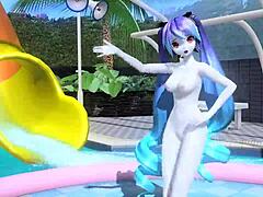 Hatsune Miku Dear Cocoa Dancing Naked