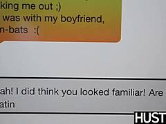 Watch tender babe Alana Summers slurp up cum after deep outdoor missionary pounding!