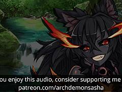 Oh gosh, I'm this hellhound girl dominating you in r-18 asmr...