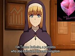 The lucky guy summoned to another world fucks 3 hotties in Isekai Harem Monogatar episode 1