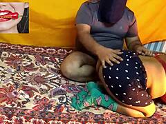 Indian classic student girl with big tits fucks teacher in retro country ranch sex scene!