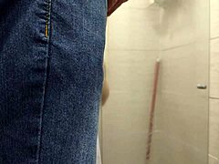 Wife Teased Electrician And Fucked In Shower Hidden From Husband!