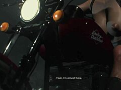 topless fitness model claire redfield shows athletic moves