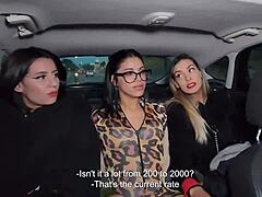 omg this lucky uber driver gets to fuck three minas by the ass on the ride 😈 how does he even charge for that trip??