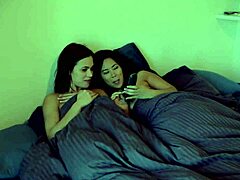 While housesitting, do Jessica Bangkok and Alyssa Reece want to bang with kissing and licking?