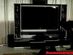 Restrained Thief Babe Assfucked By Maledom In Bondage