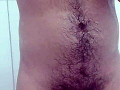 Solo brazilian guy does homemade masturbation in bathroom on day 3 of 365