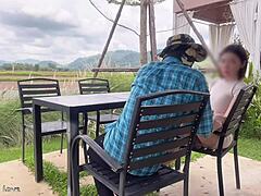 the gardener and the beautiful lady